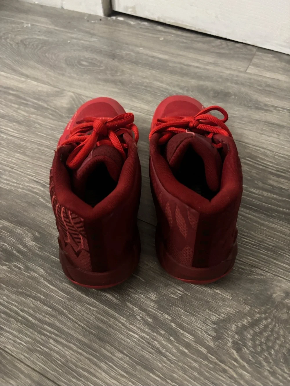 All-Red Athletic Sneakers